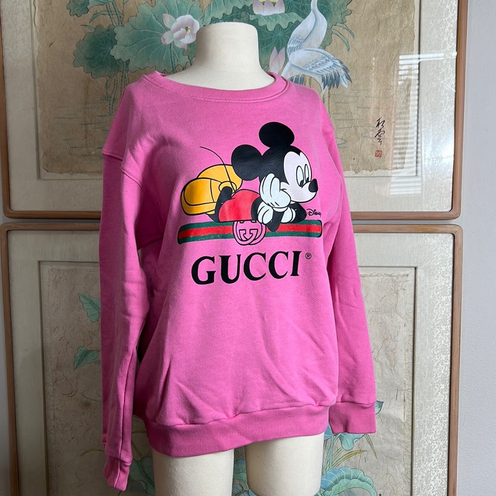 Gucci Mickey Mouse Crew Neck Sweater